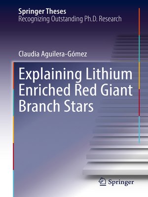 Explaining Lithium Enriched Red Giant Branch Stars by Claudia Aguilera-gómez